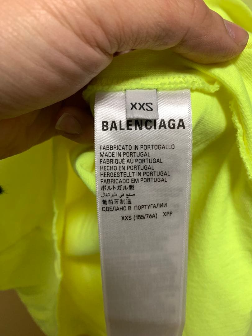 BALENCIAGA TAPE TYPE半袖　XXSサイズ 新品未使用品