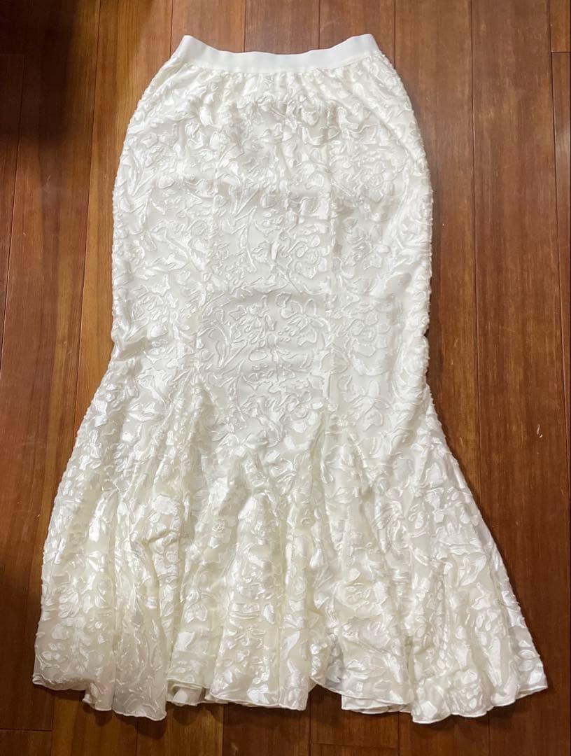 ココディール 新品未使用 タグ付き オパールメッシュマーメイドスカート