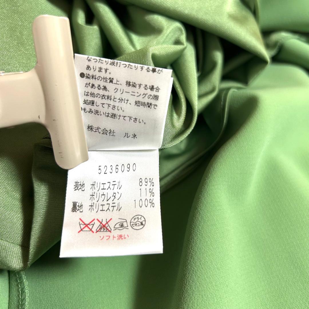 極美品✨ルネ 春に◎サイドタック ワンピース ドレス 36