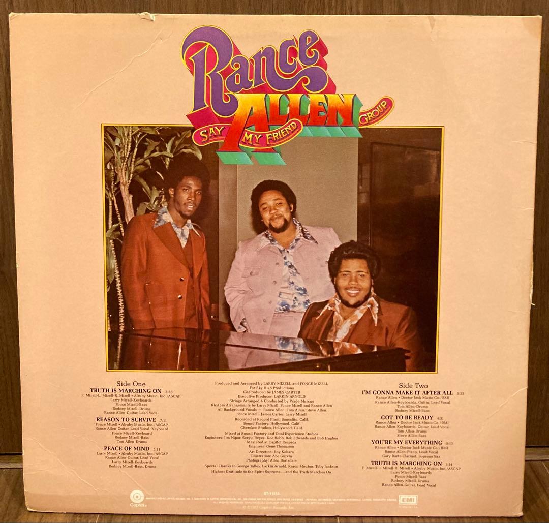 洋楽 Rance Allen Group Say My Friend LP