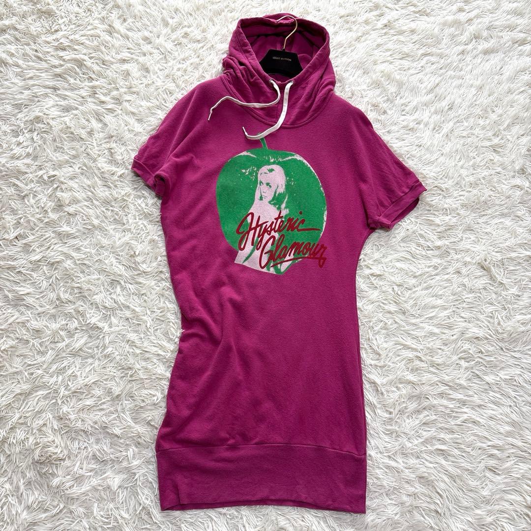 Hysteric Gramour ロングパーカー ワンピース ヒスガール ピンク