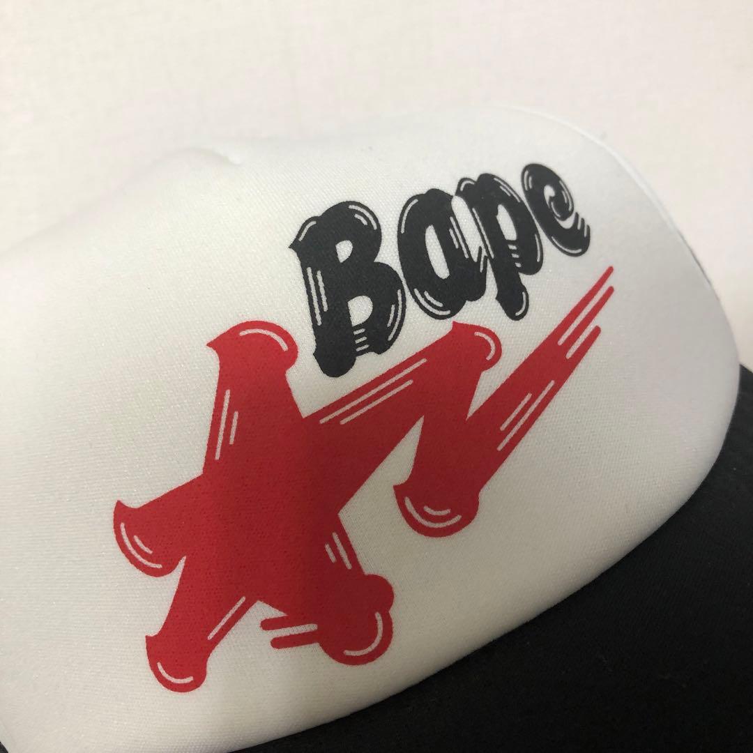 Bape メッシュキャップ/トラッカーキャップ