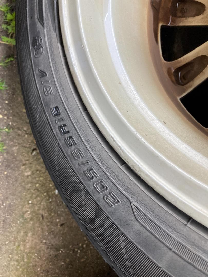No.02　トヨタ　アルミホイール　1本　中古品　205/55R16　X5018