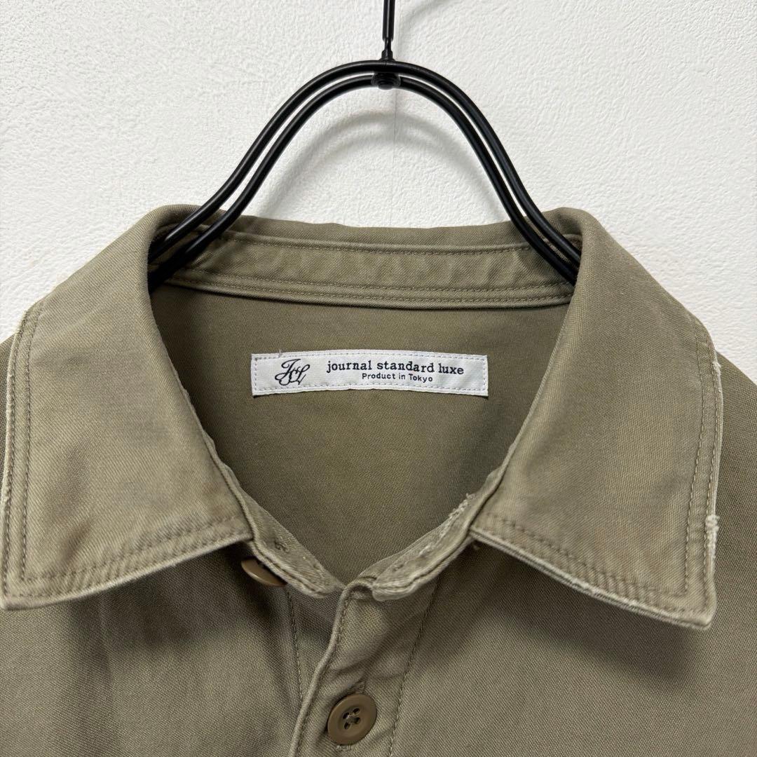 25AW journal standard luxe バックサテンCPOシャツ