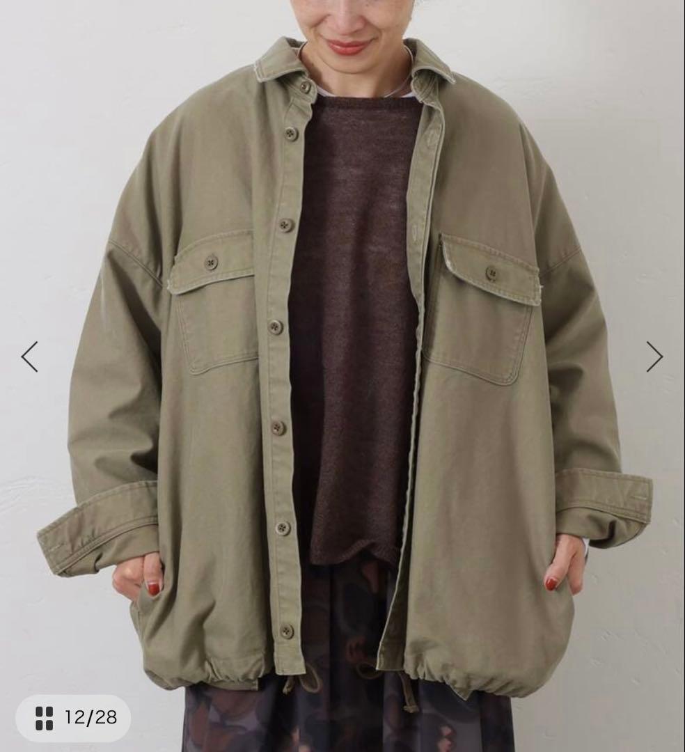 25AW journal standard luxe バックサテンCPOシャツ