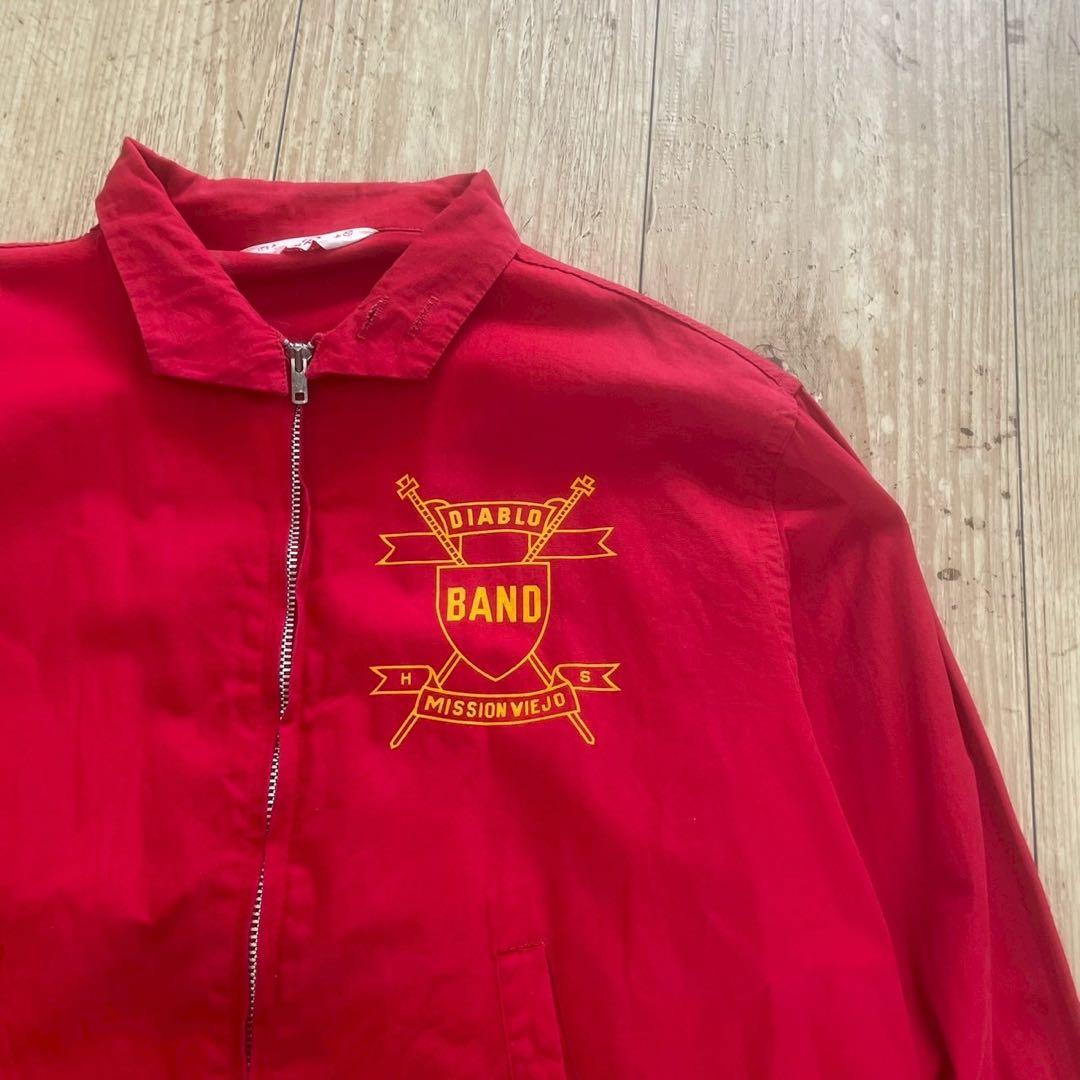 60s〜70s 三角タグ　スウィングトップ　レッド　イエロー　　M