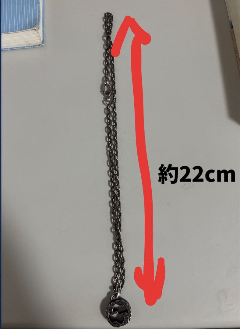 グッチ インターロッキング　ペンダント ネックレス　全長45cm 当日発送‼️