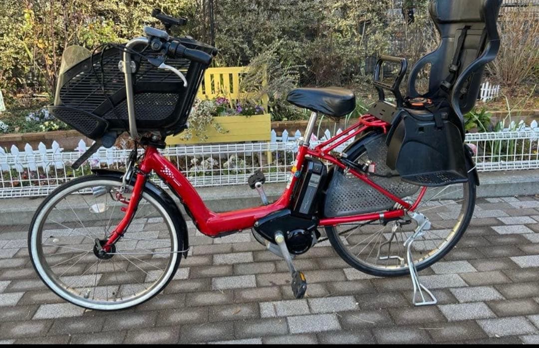 ブリヂストン Angelino ママチャリ電動アシスト自転車26インチ