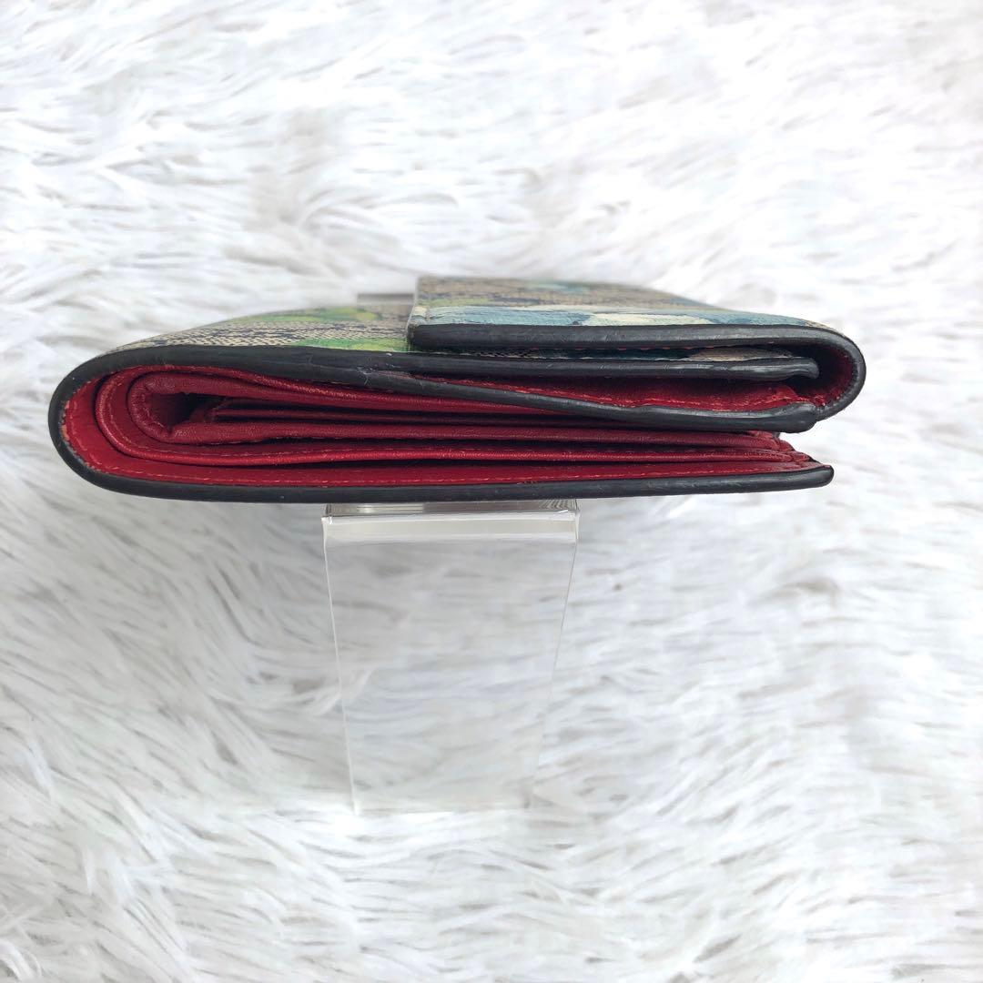 財布 レディース 二つ折り GUCCI グッチ GGブルームス フローラ 花柄