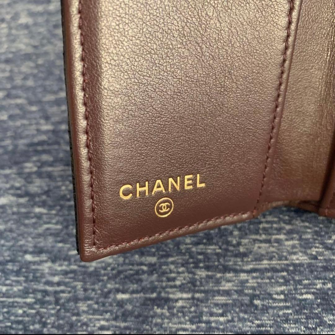 mii様CHANEL シャネル ミニウォレット 三つ折りコンパクトウォレット