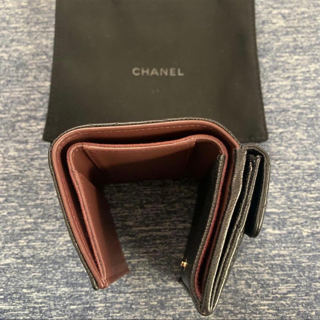 mii様CHANEL シャネル ミニウォレット 三つ折りコンパクトウォレット