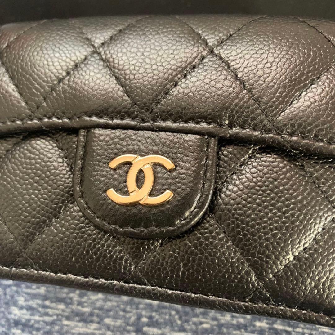 mii様CHANEL シャネル ミニウォレット 三つ折りコンパクトウォレット