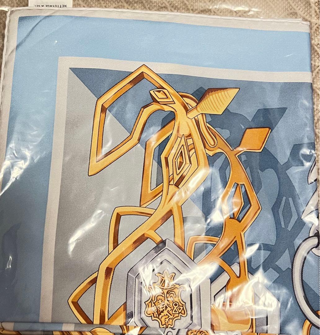 エルメス HERMES カレ90 BRIDES ET DESTINスカーフシルク