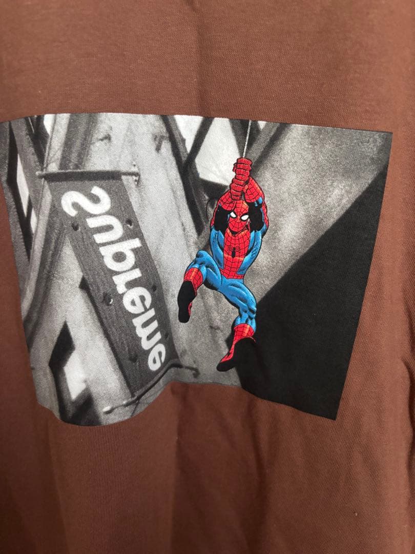 トップス supreme spider-man Tee Brown M