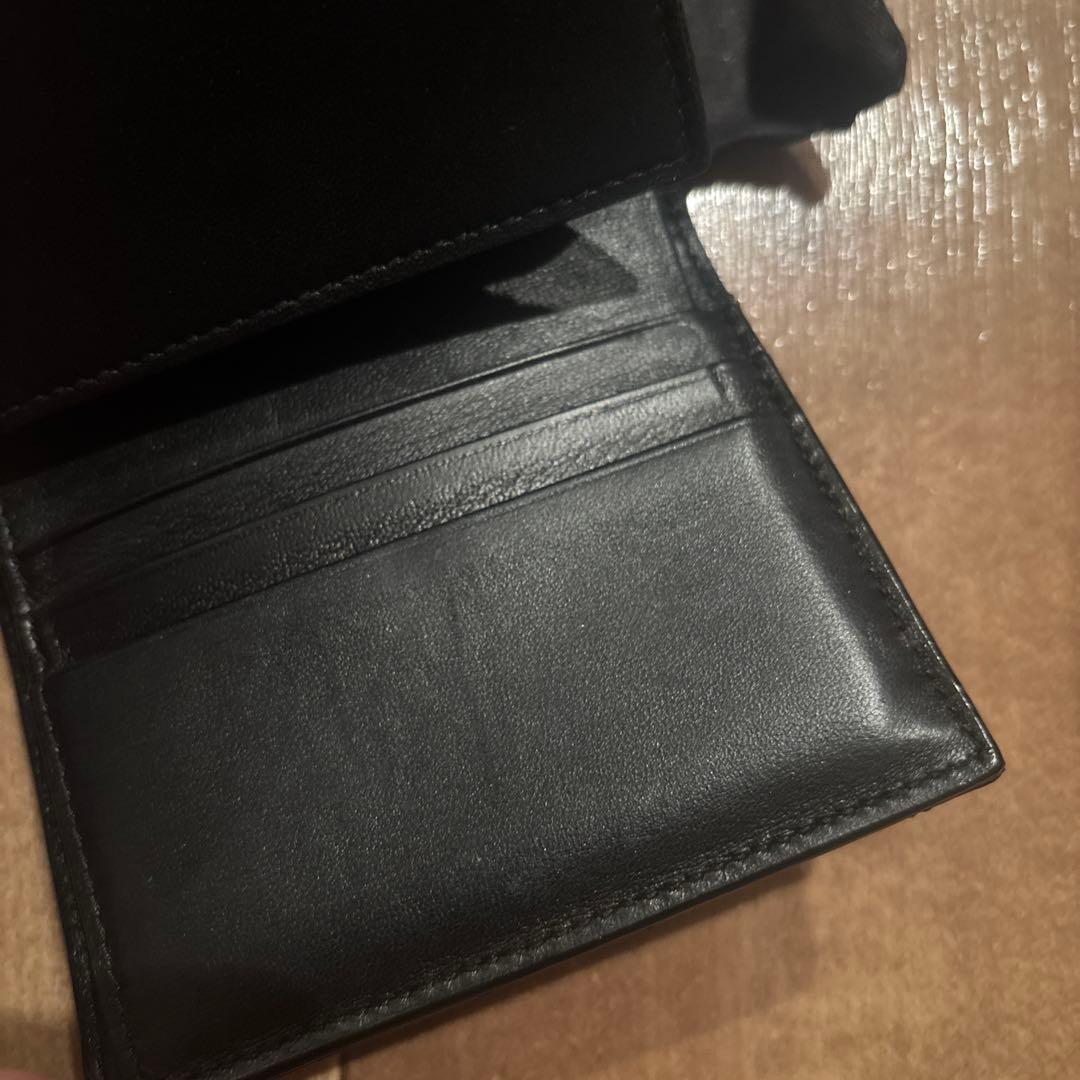 SAINT LAURENT 三つ折り財布 ブラック