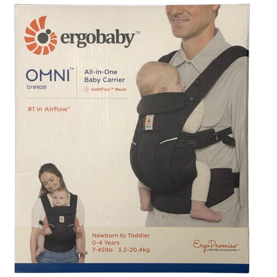 極美品 エルゴベビー オムニ ブリーズ OMNI Breeze 抱っこ紐 デニム