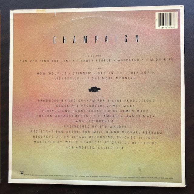 【US盤LP】シャンペーン / ハウ・バウト・アス JC 37008 /y117