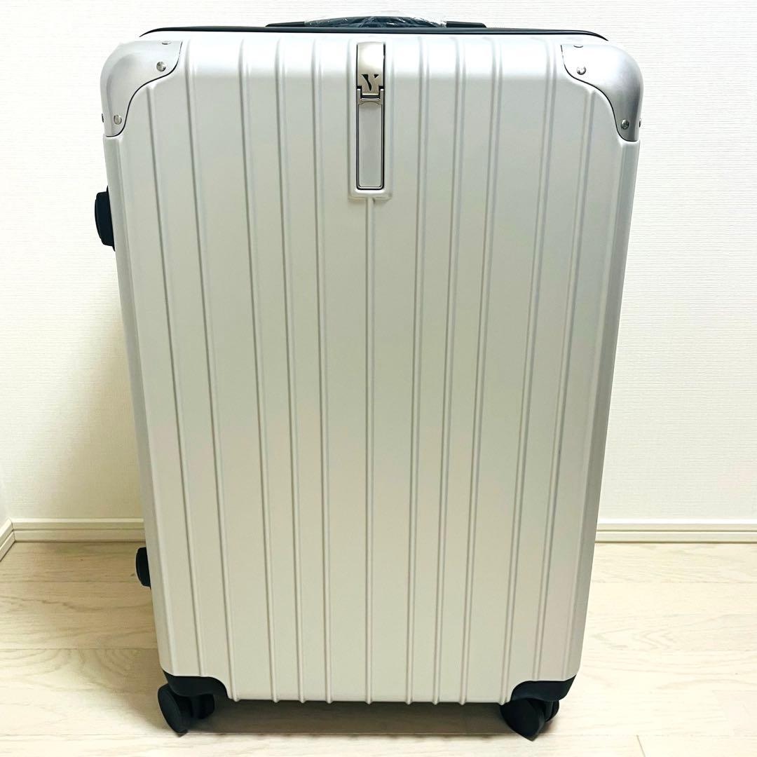 限定価格⭐️残り1点　スーツケース　大型　キャリーケース　シルバー　7泊　旅行