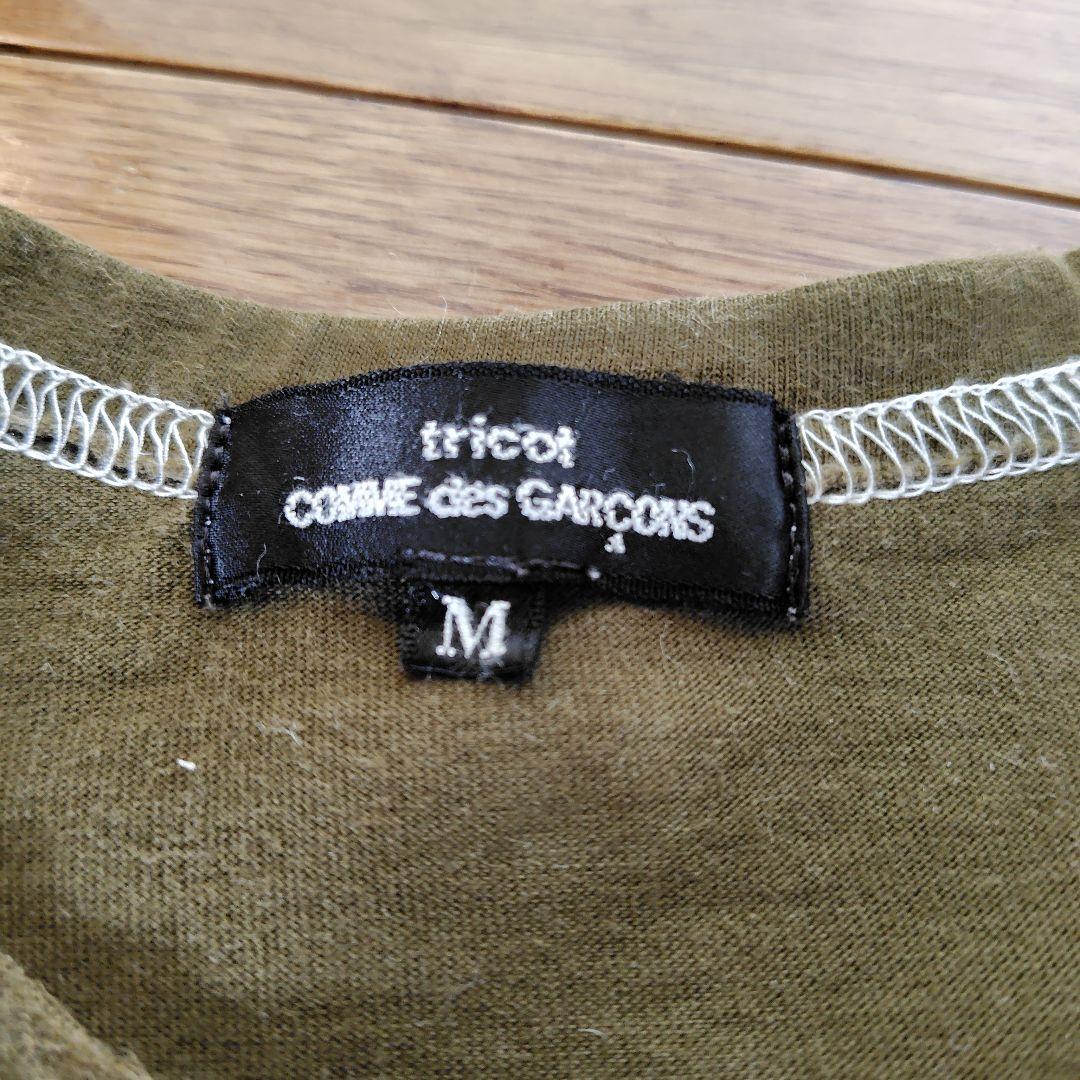 COMME des GARÇONS オリーブ Tシャツ M