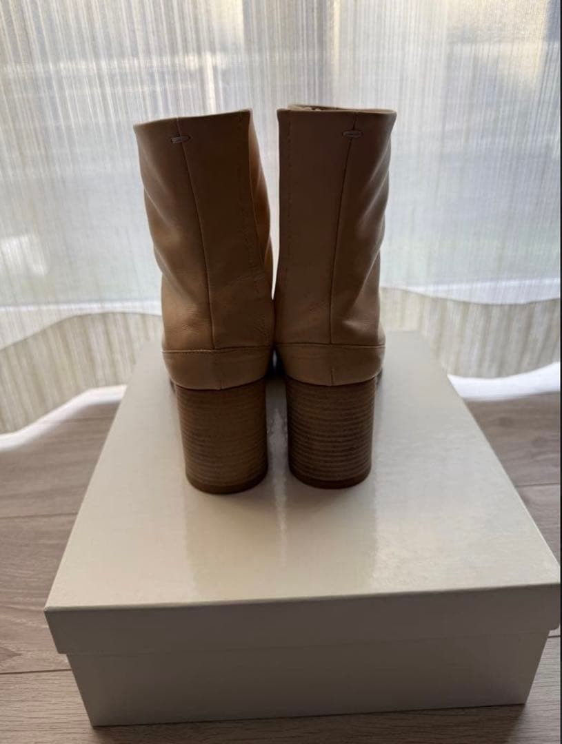 Maison Margiela ベージュ ブーツ 38 箱あり