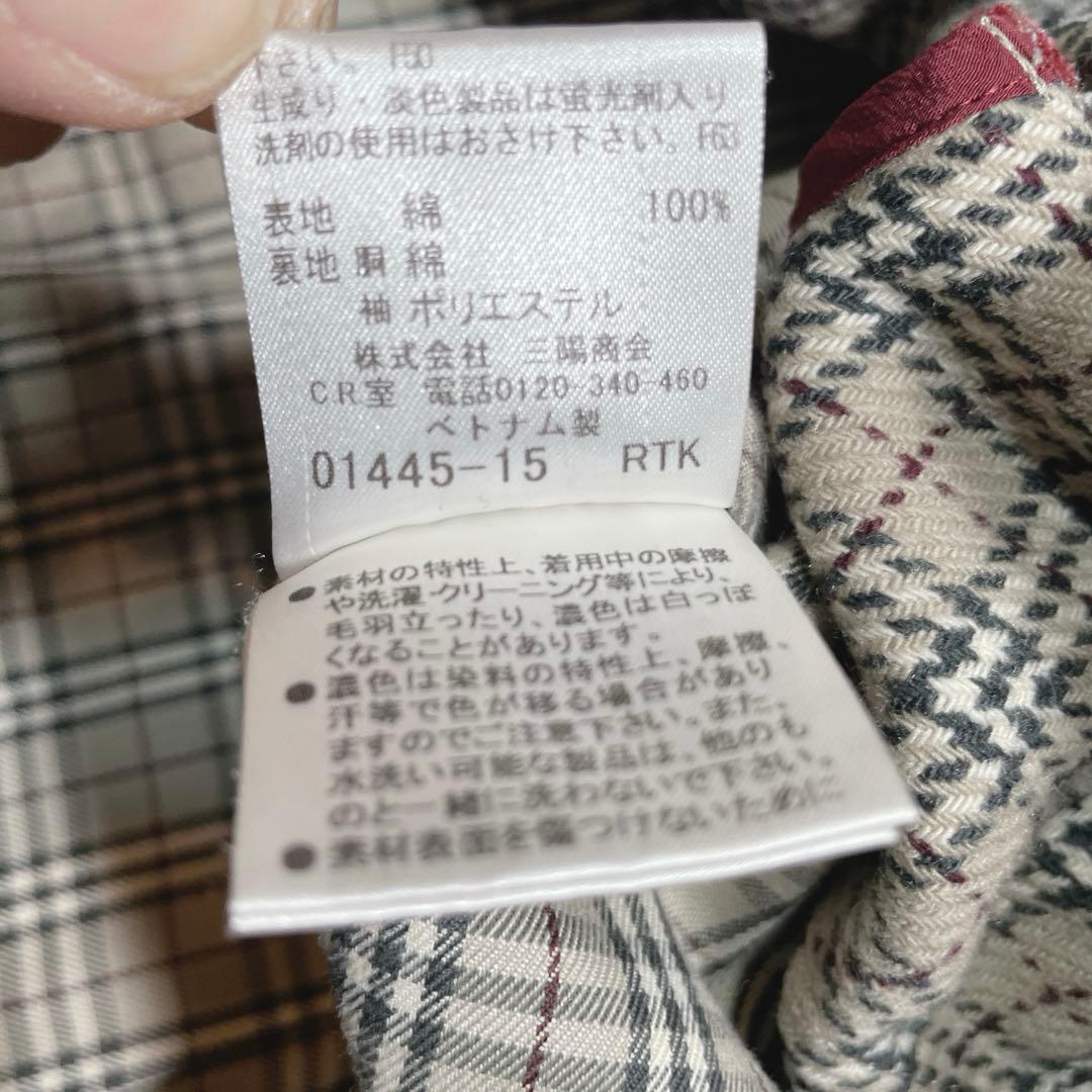 バーバリーブルーレーベル　トレンチコート　ライナー　ノバチェック　ベージュ　M