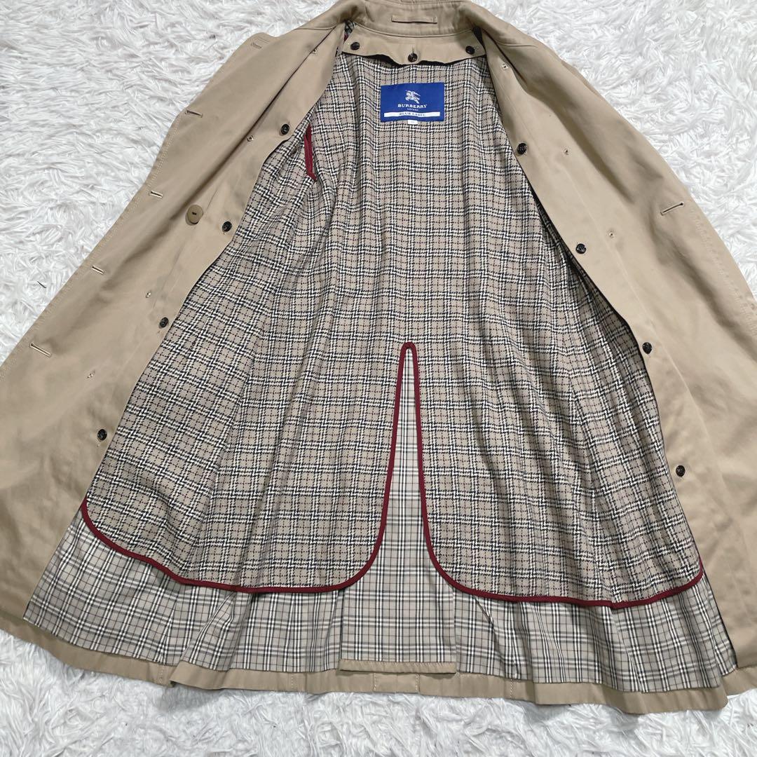 バーバリーブルーレーベル　トレンチコート　ライナー　ノバチェック　ベージュ　M