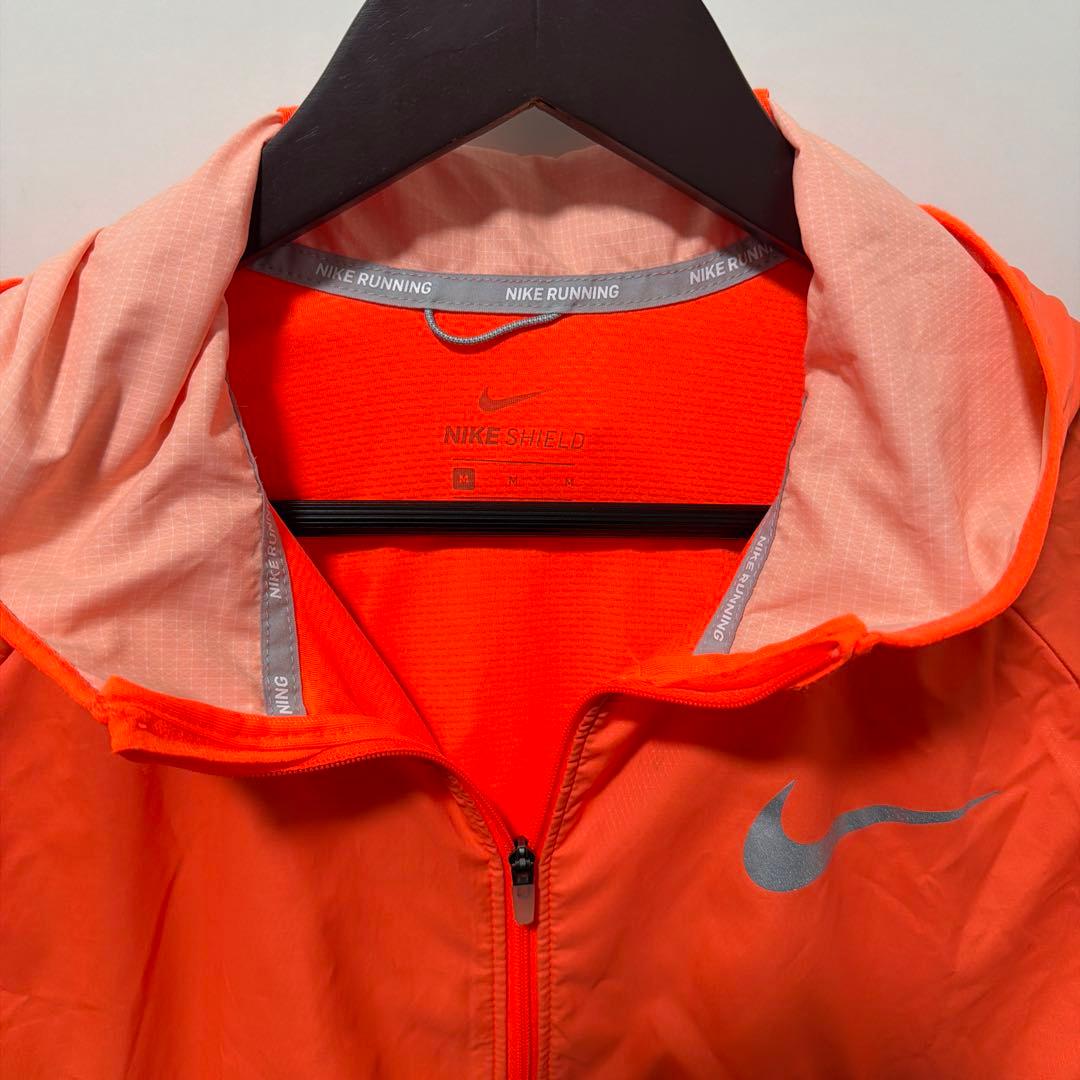 美品NIKE ナイキ シールド プリズム メンズ ランニングジャケット