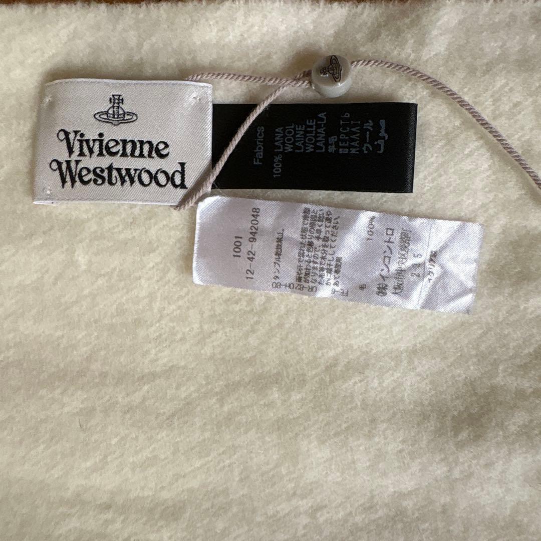 Vivienne Westwood ホワイトマフラー 30×180cm
