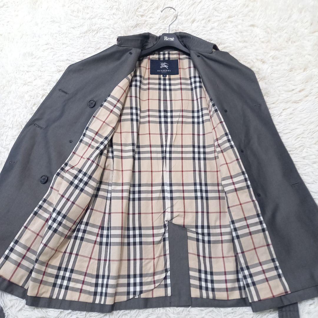 ●良品●　BURBERRY　ノバチェック　トレンチ　スプリングコート　ベルト