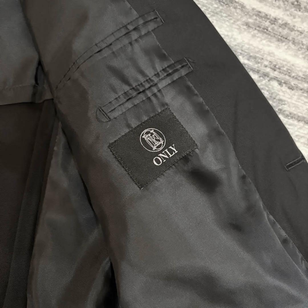 【ONLY】ビジネススーツ3ピース Lサイズ　ネイビー✨美品