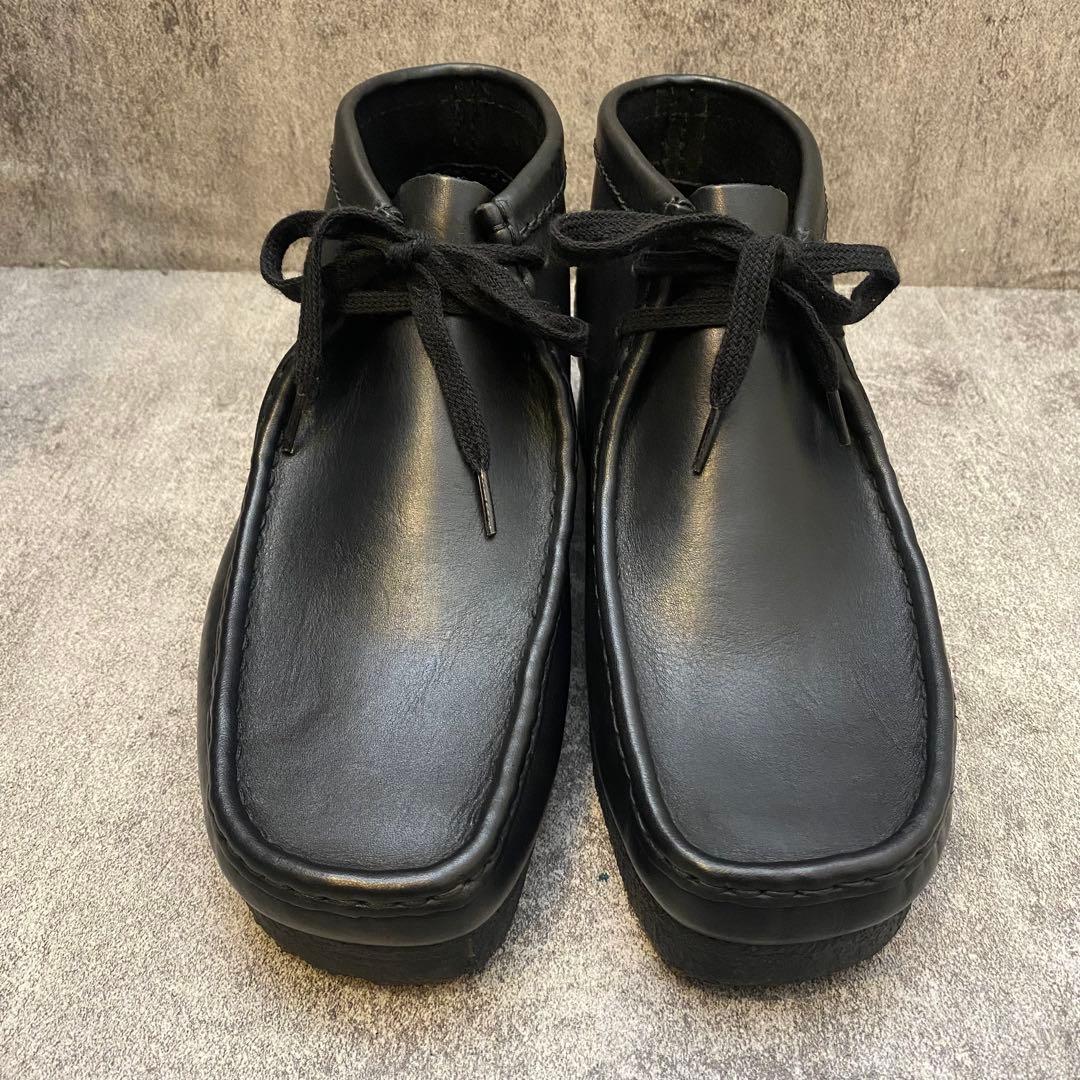 ✨美品✨クラークス Clarks ワラビーブーツ【25】オールレザー ブラック