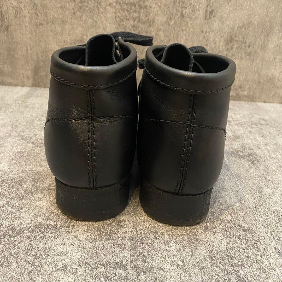 ✨美品✨クラークス Clarks ワラビーブーツ【25】オールレザー ブラック