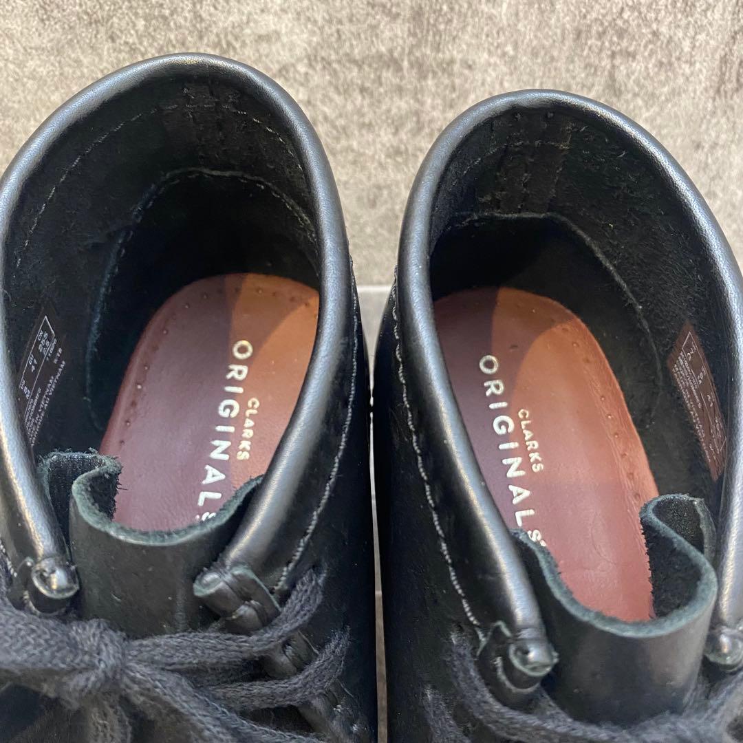 ✨美品✨クラークス Clarks ワラビーブーツ【25】オールレザー ブラック