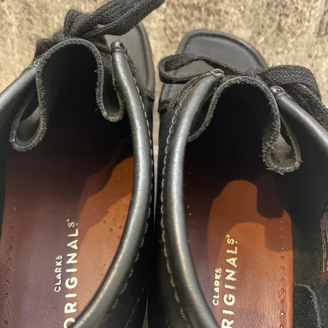 ✨美品✨クラークス Clarks ワラビーブーツ【25】オールレザー ブラック