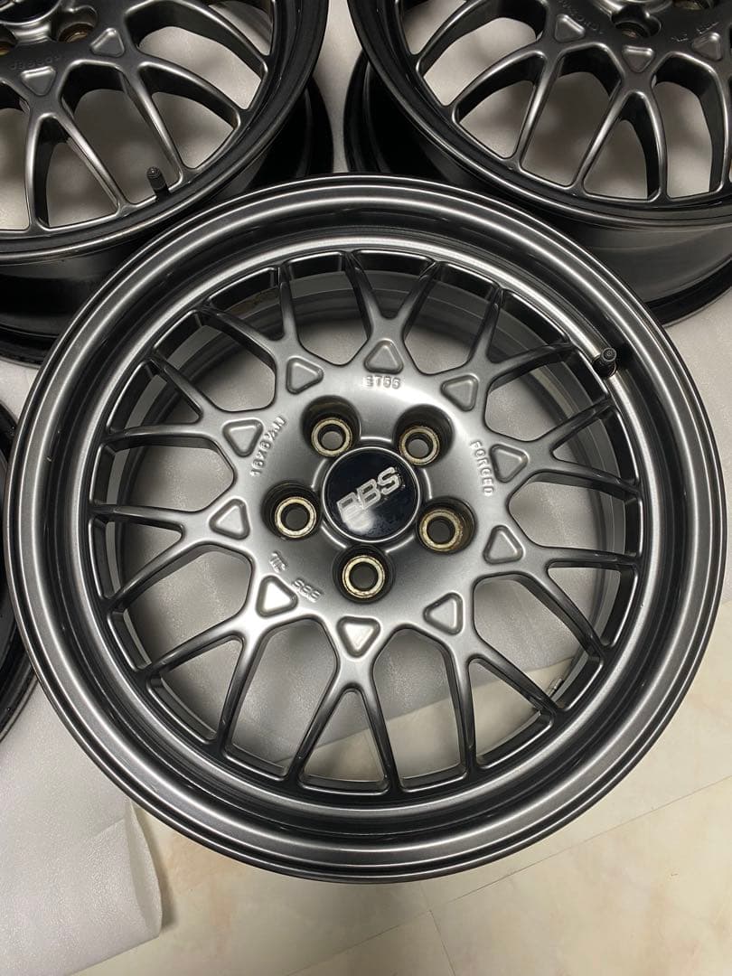 BBS ホイール 16インチ スバル ガンメタ6.5j pcd100 5H