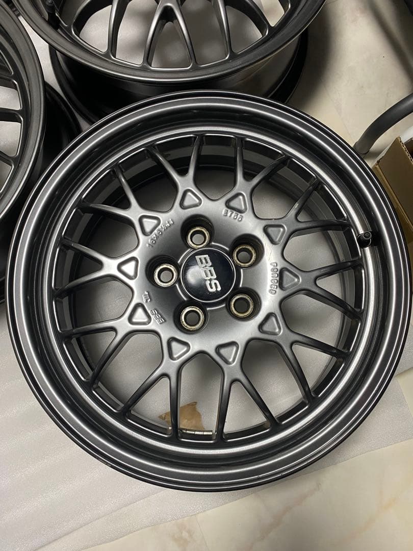 BBS ホイール 16インチ スバル ガンメタ6.5j pcd100 5H