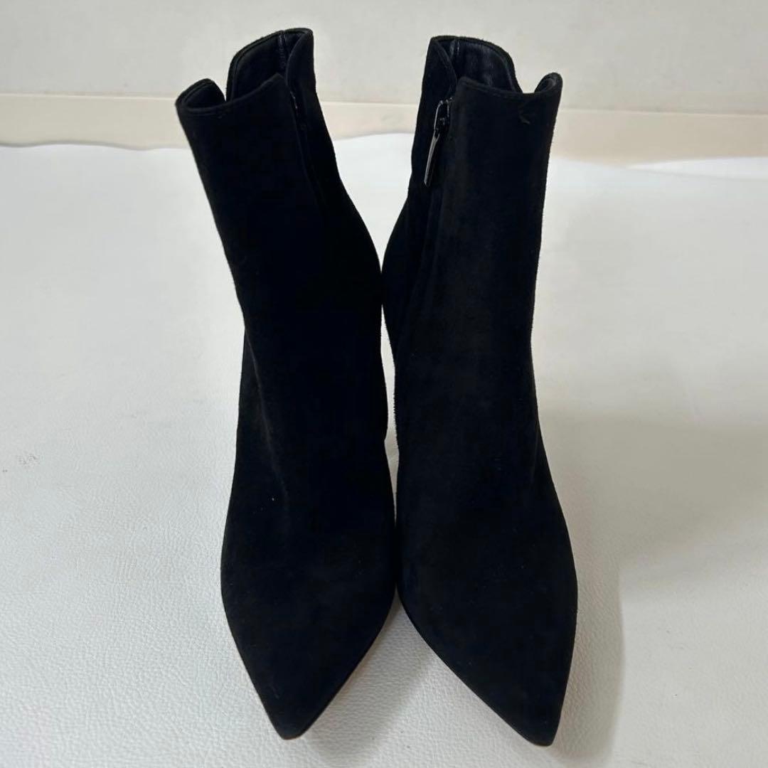 Gianvito Rossi aura 105 ショートブーツ　スウェード 黒