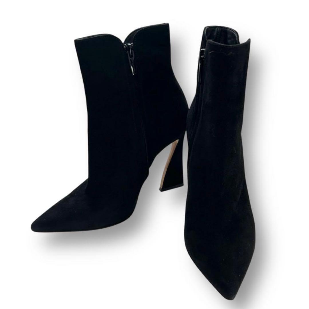 Gianvito Rossi aura 105 ショートブーツ　スウェード 黒