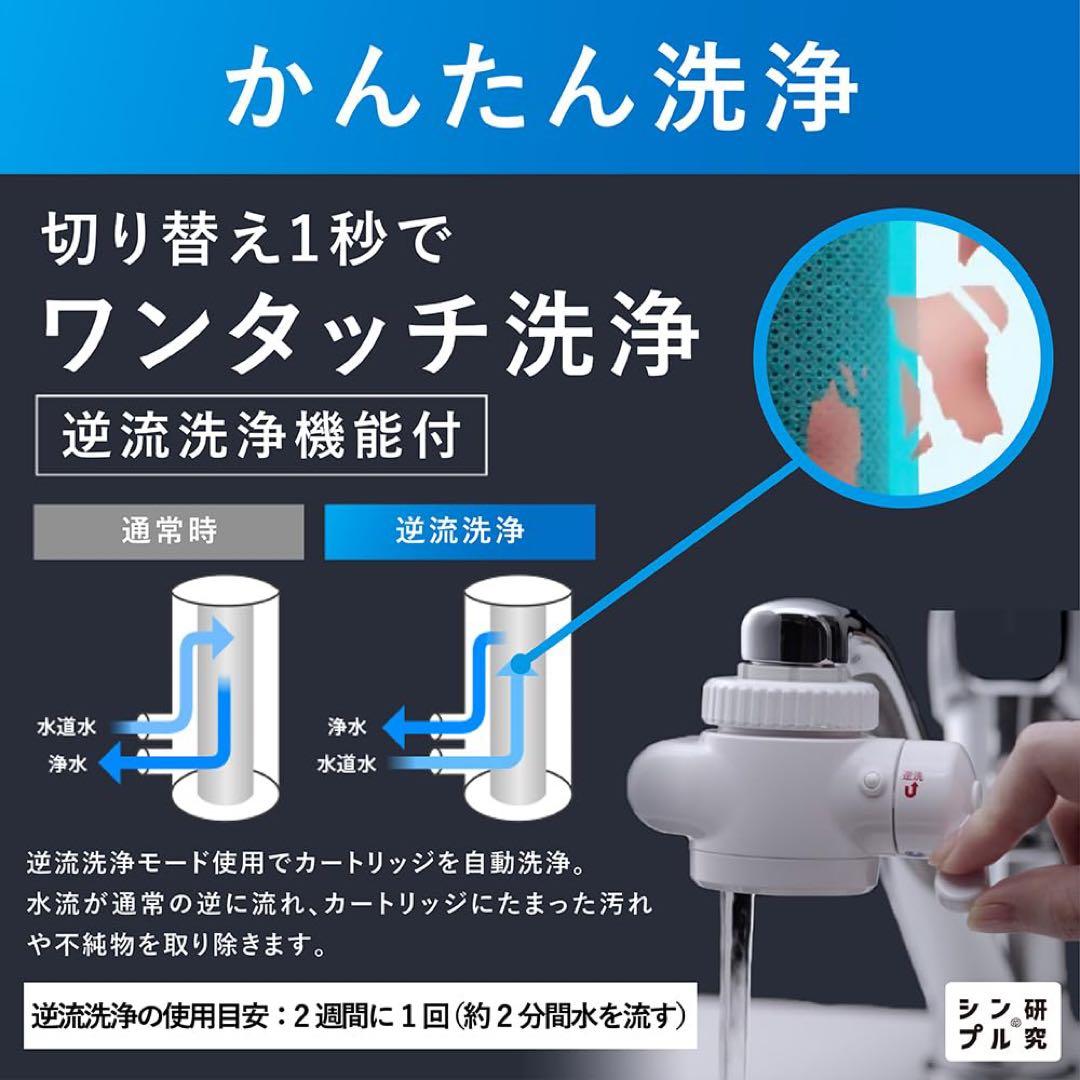 beaqドリームバンク 浄水器 カートリッジ 交換不要 【逆流洗浄】 ビューク