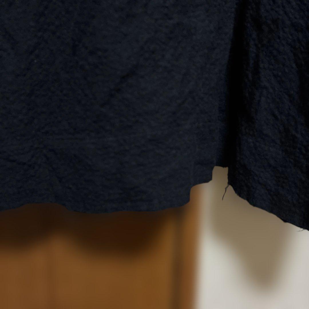 pas de calais ネイビー ロングコート 36