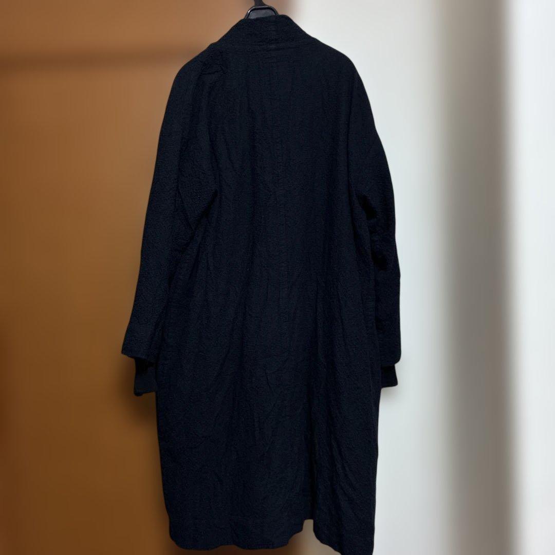 pas de calais ネイビー ロングコート 36