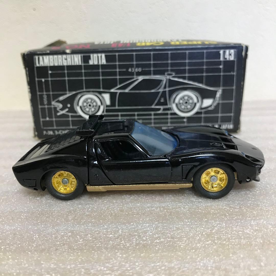 1/43 ランボルギーニ　イオタ(BLACK)日本製当時物