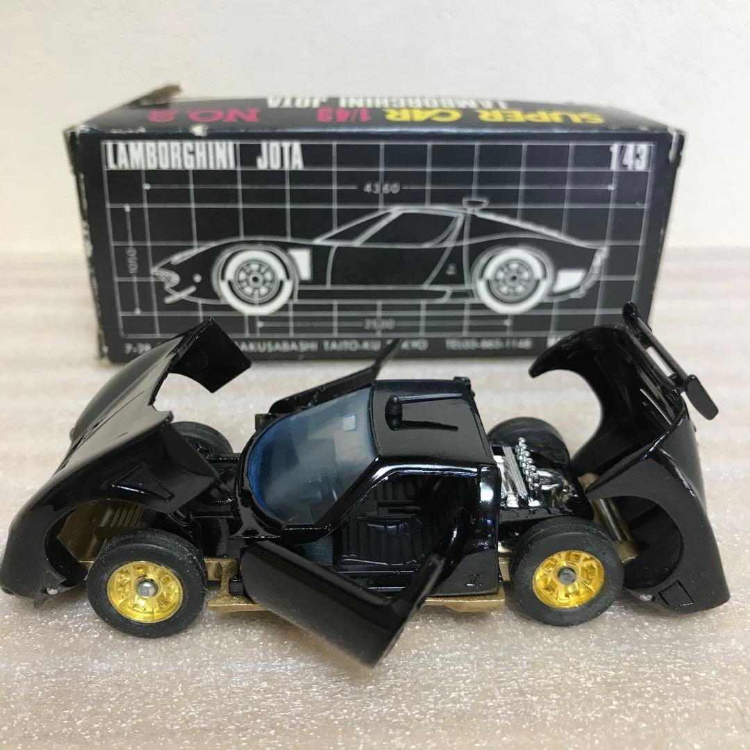 1/43 ランボルギーニ　イオタ(BLACK)日本製当時物