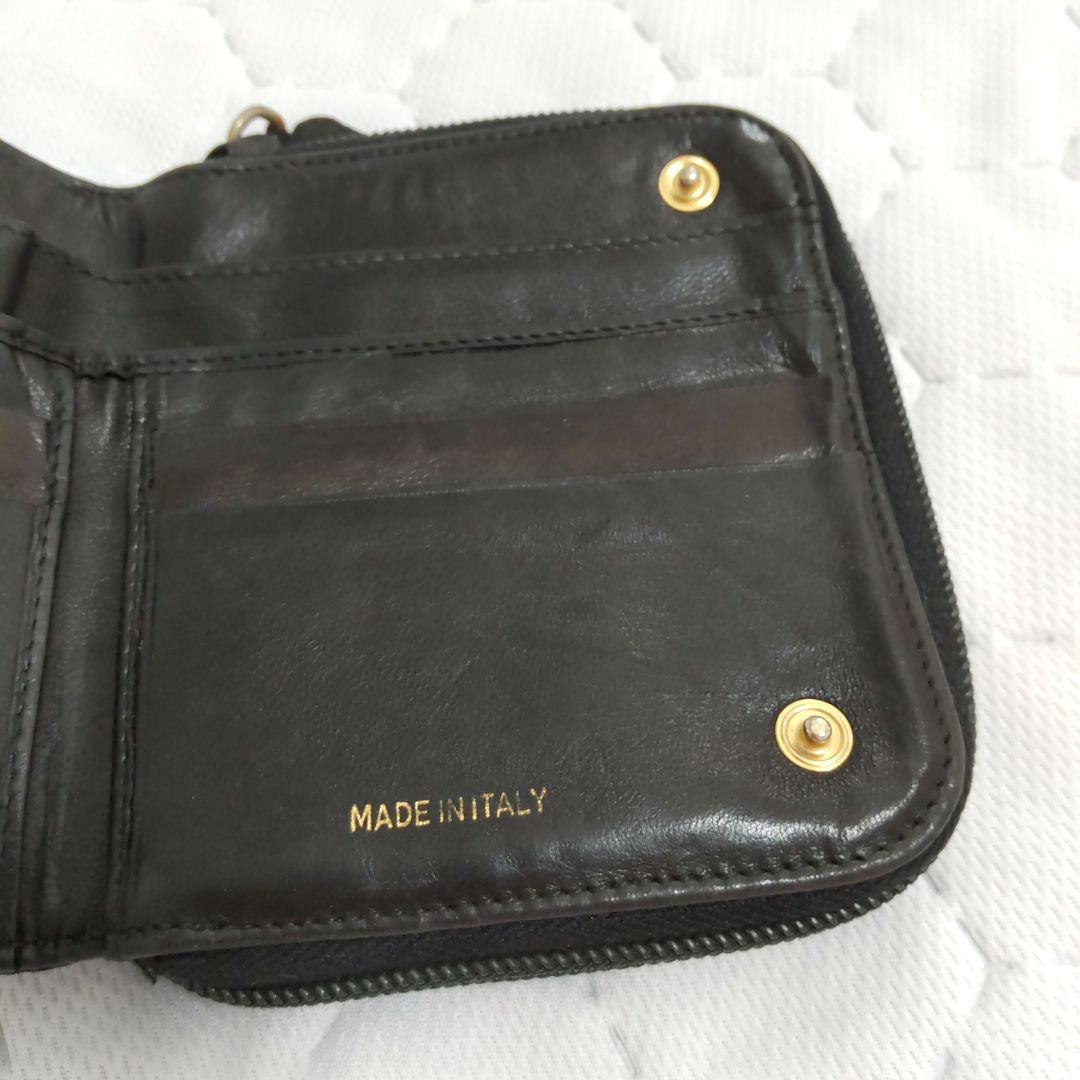 PRADA ブラック キルティング 二つ折り財布