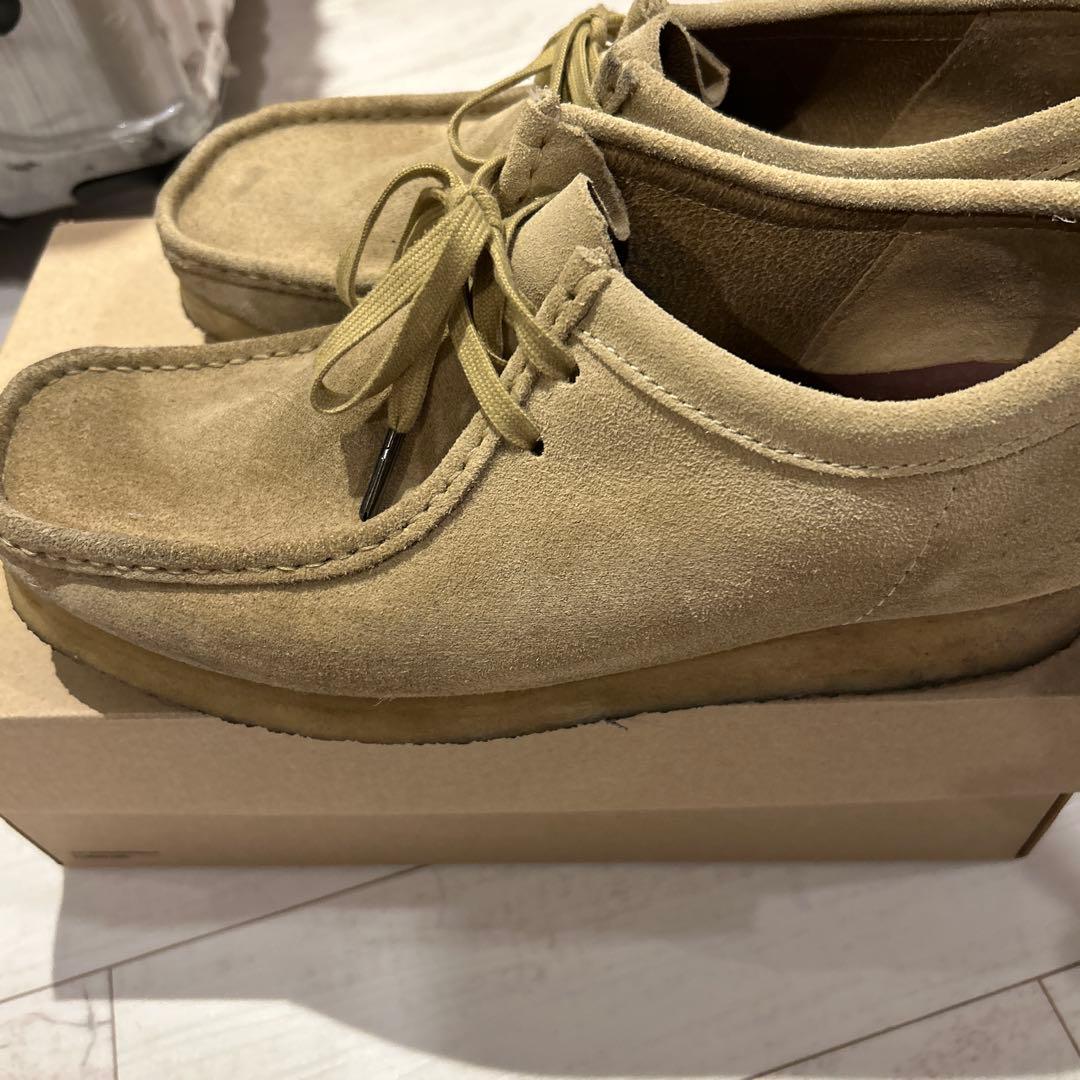 靴 Clarks Wallabee Maple Suede 28cm
