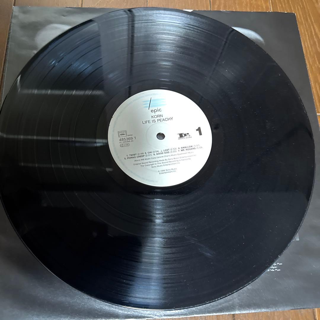 KORN Life Is Peachy 12インチLP レコード