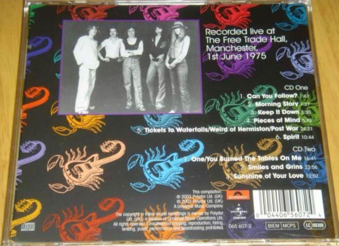 MICK TAYLOR参加！JACK BRUCE BAND/LIVE '75