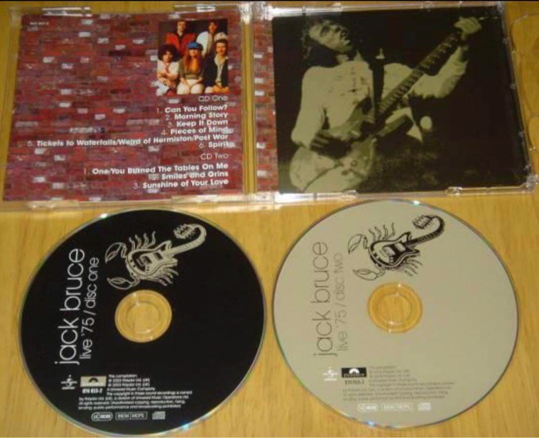 MICK TAYLOR参加！JACK BRUCE BAND/LIVE '75