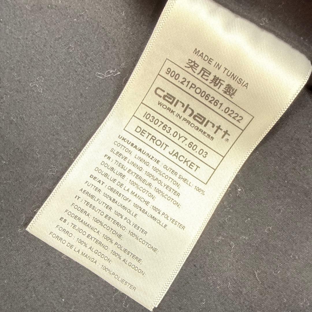 カーハート　総柄　薄手カバーオール　ゴールド金具　Lサイズ　美品