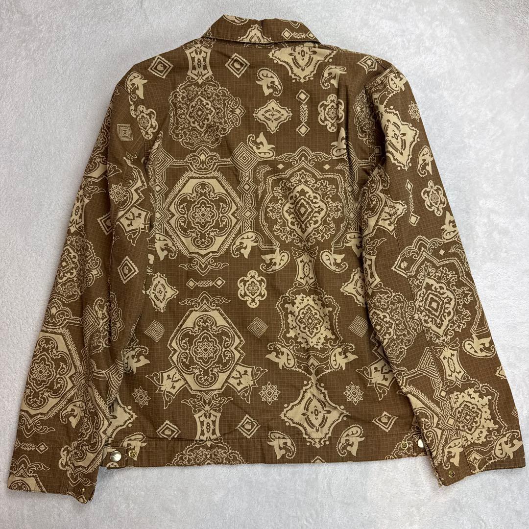 カーハート　総柄　薄手カバーオール　ゴールド金具　Lサイズ　美品